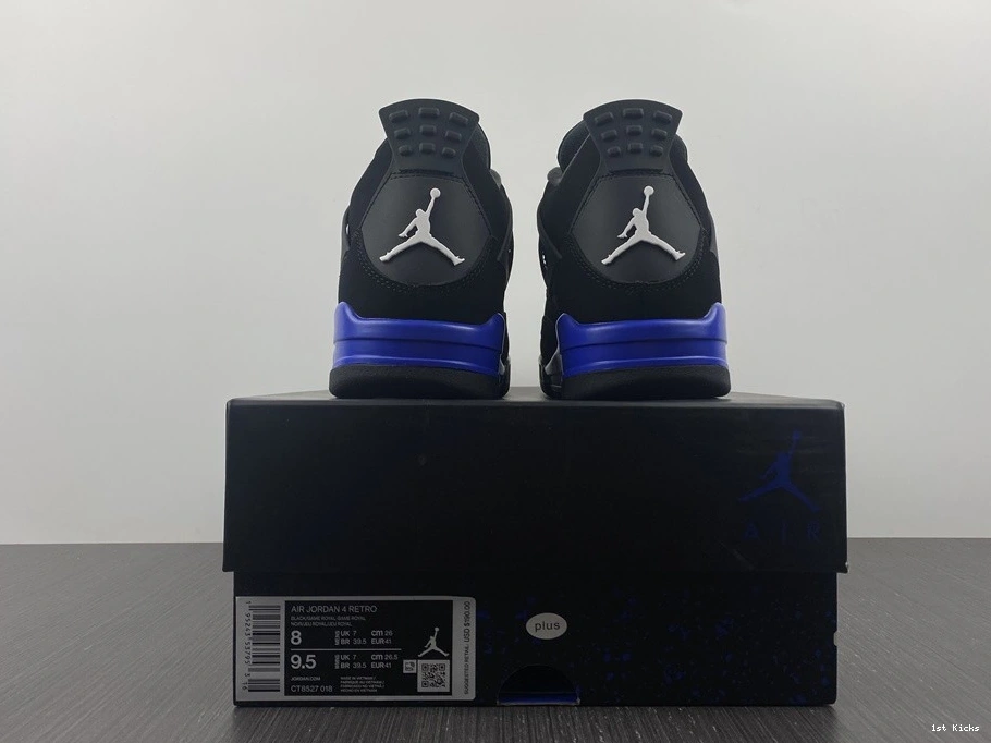 Royal CT8527-018 4 Black Air Jordan Game Retro 1130